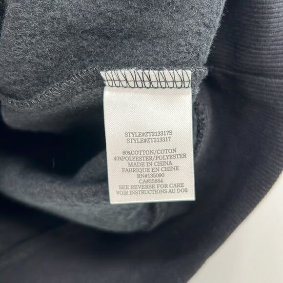 Z Supply Women's Half Zip Sweatshirt - Black - Small - New with tags - Picture 3 of 4